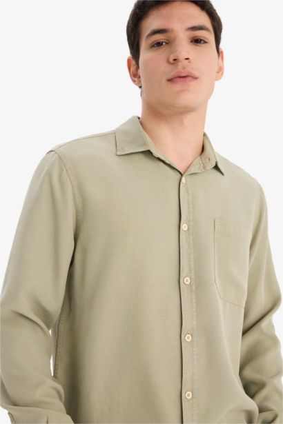 Regular Fit Sensual Long Sleeve Shirt