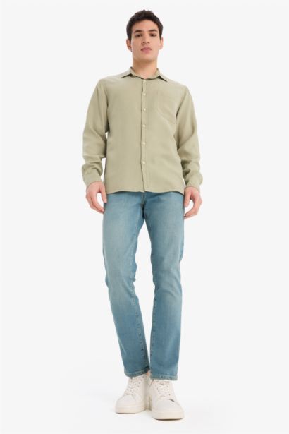 Regular Fit Sensual Long Sleeve Shirt