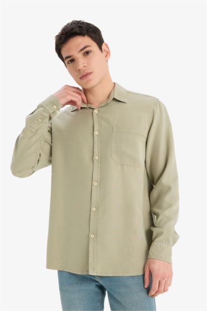 Regular Fit Sensual Long Sleeve Shirt