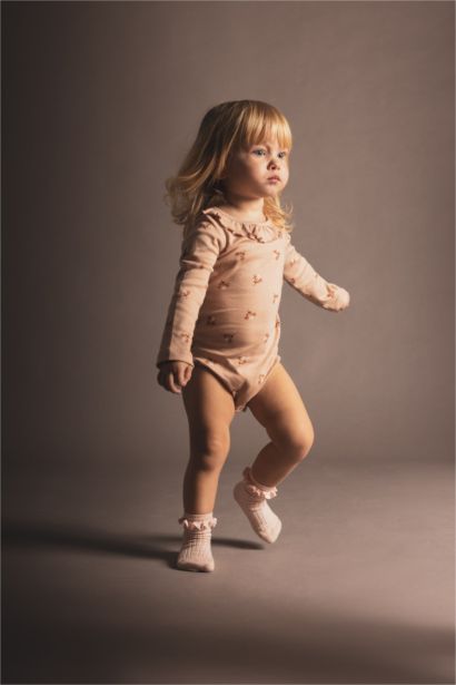 سالوبيت بيبي بناتي حديثي الولادة فلورال وكم طويل