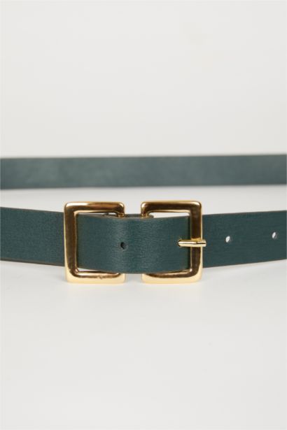 Kadın Suni Deri Jean Kemeri