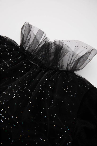 Baby Girl Christmas Themed Polka Dot Velvet Dress