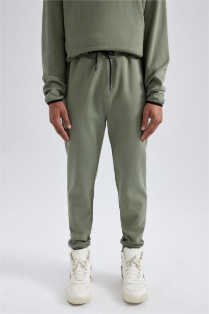 Slim Fit Rib Hem Jogger