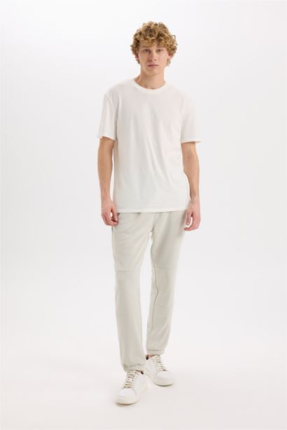 Regular Fit Zipper Pocket Trousers