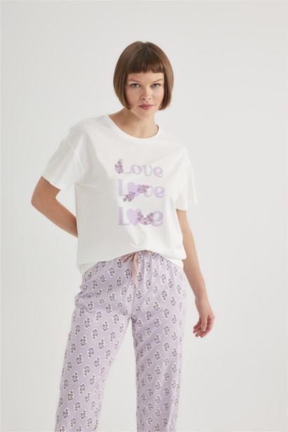 طقم قصة عادية نص كم - قطعتين