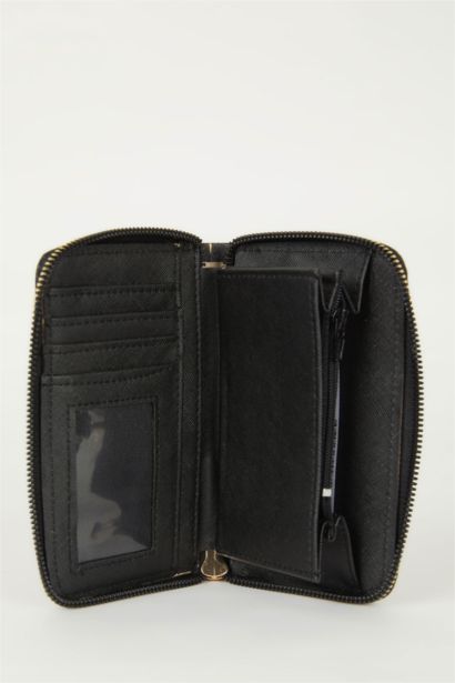 Kadın Uzay Baskılı Suni Deri Cüzdan