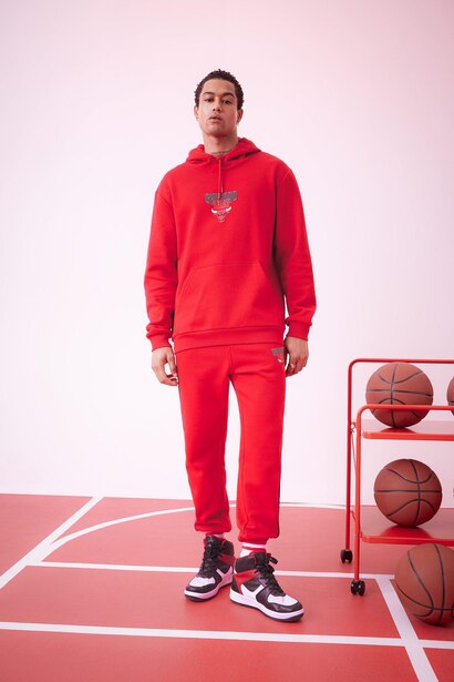 NBA Chicago Bulls Standart Fit Hoodie