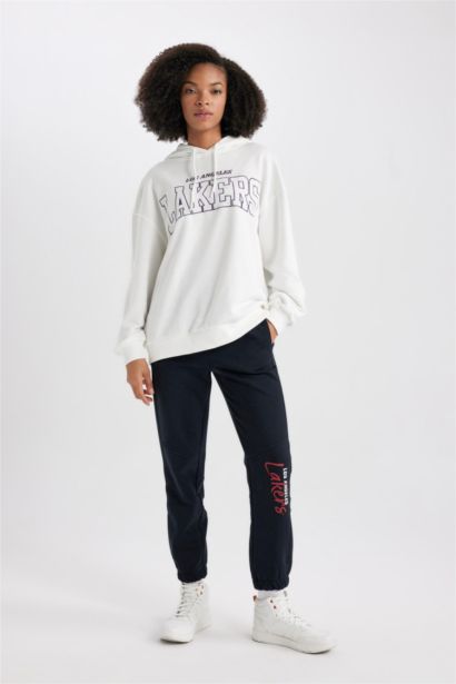 DeFactoFit NBA Flexible Banded Leg Thick Sweatpants