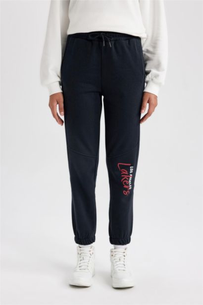 DeFactoFit NBA Flexible Banded Leg Thick Sweatpants