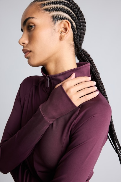 Fitted Stand Collar Cardigan