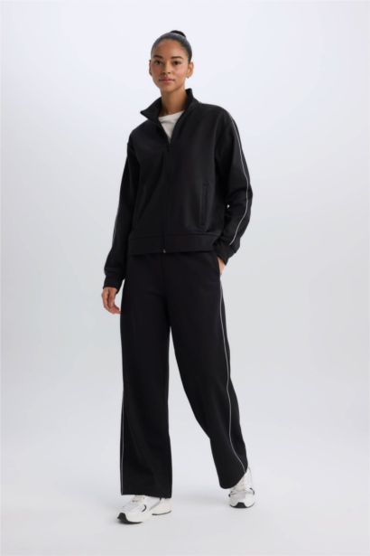 DeFactoFit Wide Leg Pocket Standard Pique Sweatpants