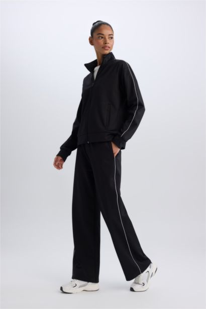 DeFactoFit Wide Leg Pocket Standard Pique Sweatpants