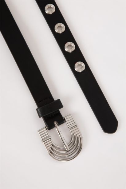 Kadın Suni Deri Klasik Kemer