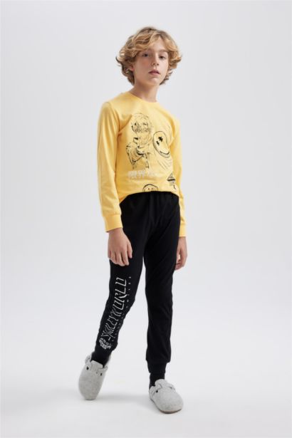 2 piece Regular Fit Smiley Licence Knitted Pyjamas