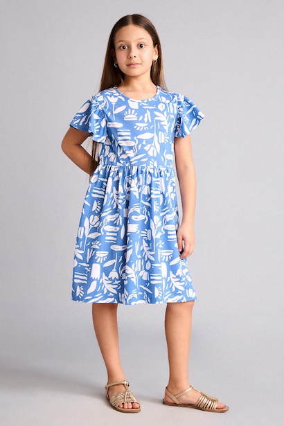 Regular Fit Short Sleeve Knitted Dress