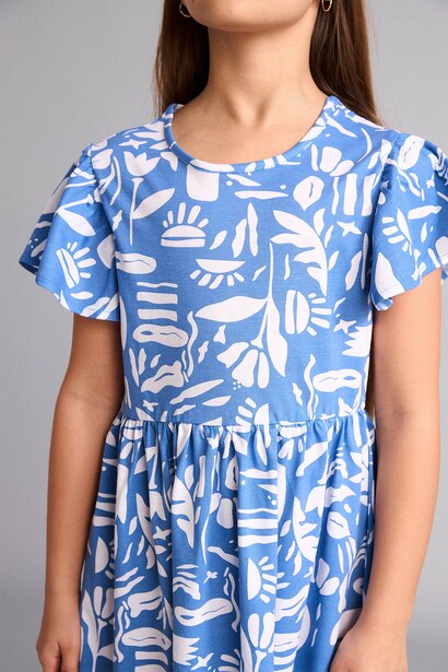 Regular Fit Short Sleeve Knitted Dress