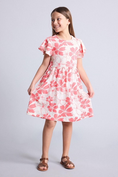 Regular Fit Short Sleeve Knitted Dress