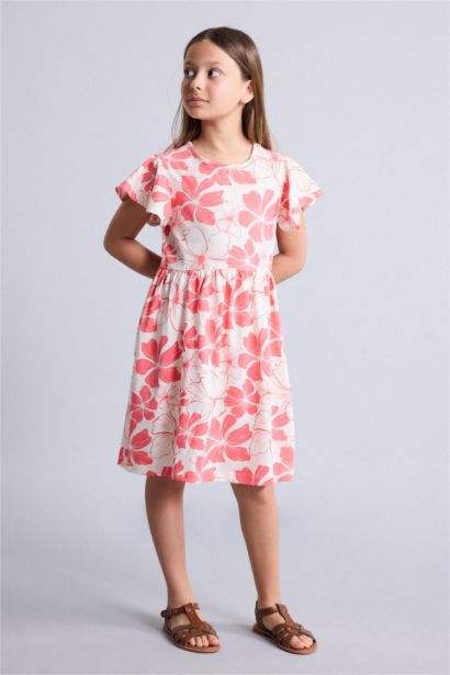 Regular Fit Short Sleeve Knitted Dress