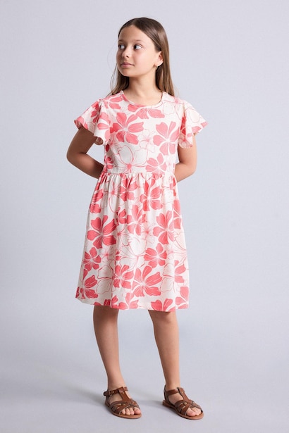 Regular Fit Short Sleeve Knitted Dress