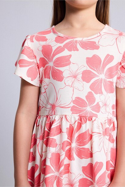 Regular Fit Short Sleeve Knitted Dress