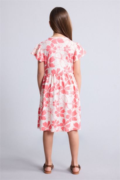 Regular Fit Short Sleeve Knitted Dress