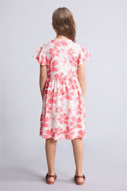 Regular Fit Short Sleeve Knitted Dress