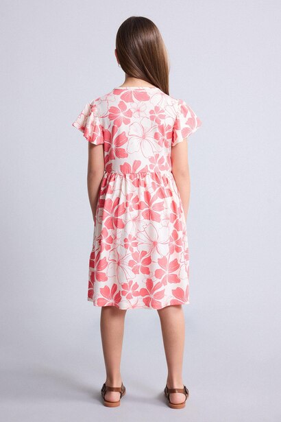 Regular Fit Short Sleeve Knitted Dress