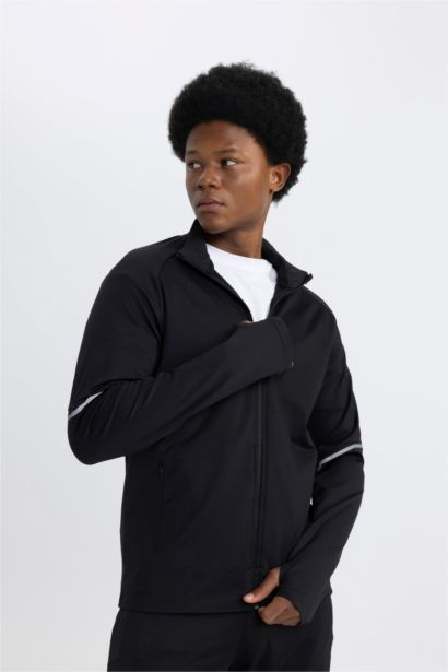 слим пішімі биік жаға скуба Кардиган