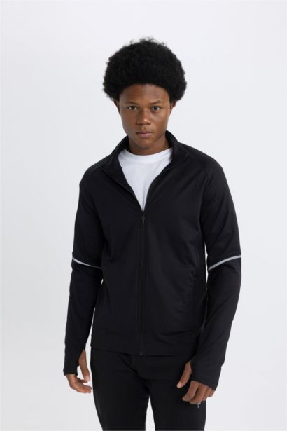 слим пішімі биік жаға скуба Кардиган