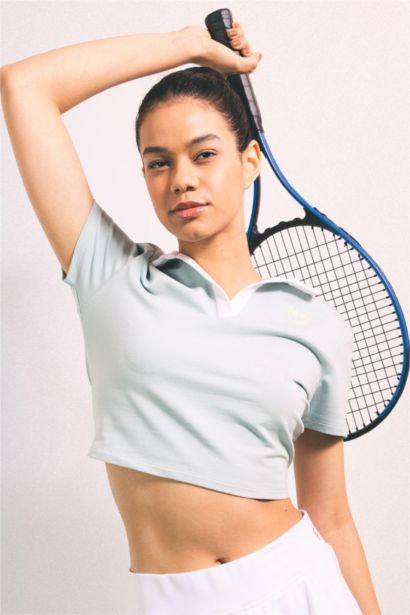 DeFactoFit Standard Fit Polo T-Shirt