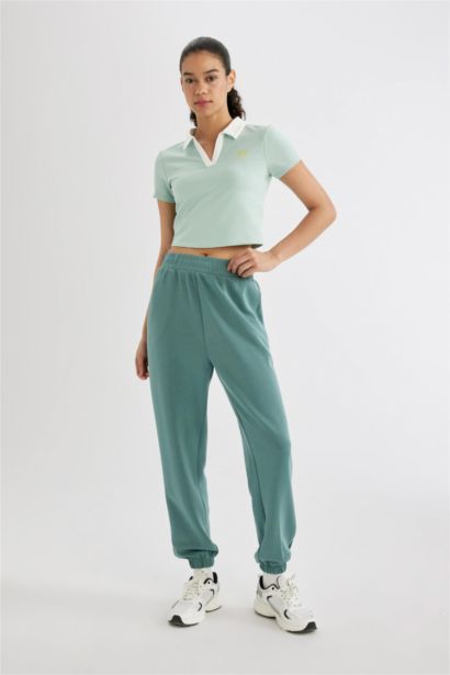 DeFactoFit Standard Fit Polo T-Shirt