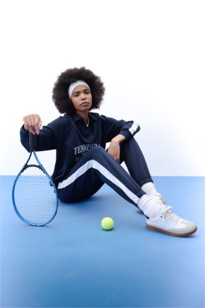 بنطلون سويت بانتس قصة عادية بجيب من DeFactoFit