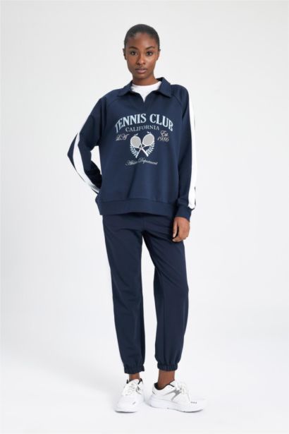 بنطلون سويت بانتس قصة عادية بجيب من DeFactoFit