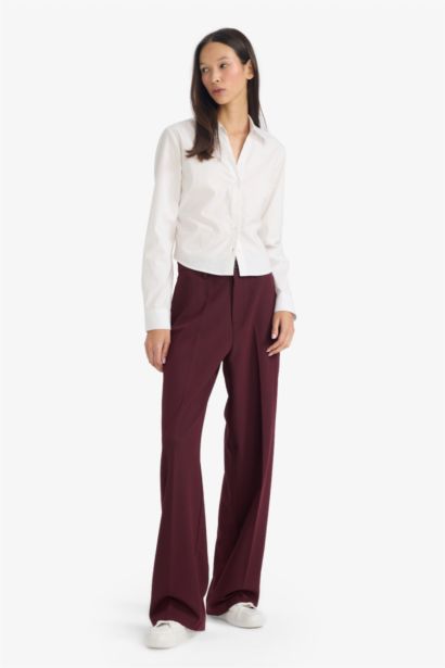 Straight Fit Trousers