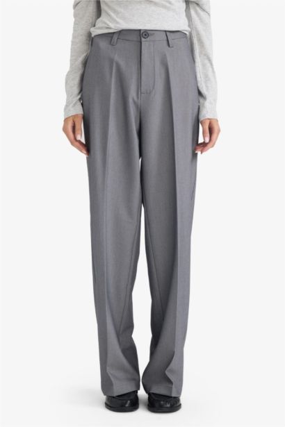 Straight Fit Trousers