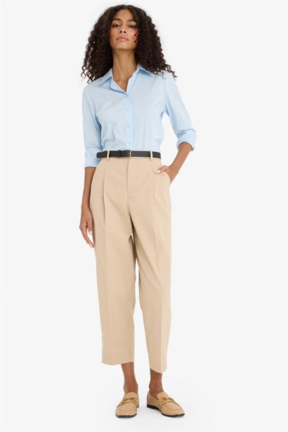 Chemise en bengalin à manches longues