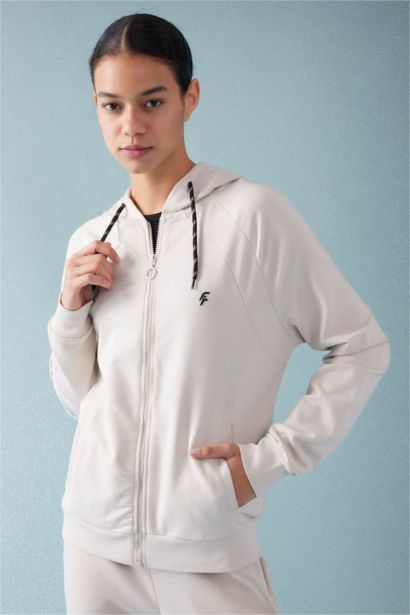 DeFactoFit Regular Fit Zipper Cardigan