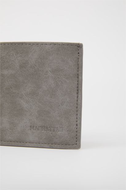 Man Faux Leather Wallets