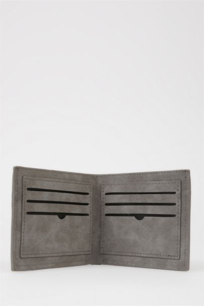 Man Faux Leather Wallets