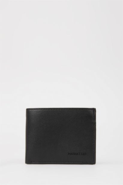 Man Faux Leather Wallets