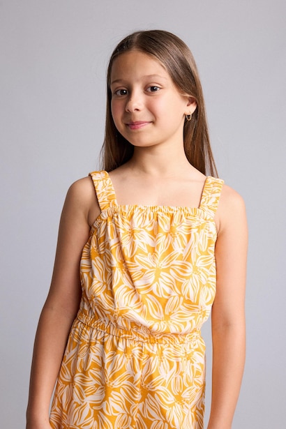 Girl Regular Fit Sleeveless Jumpsuit