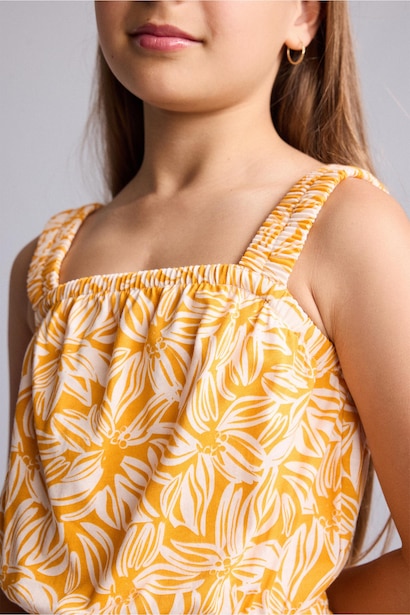 Girl Regular Fit Sleeveless Jumpsuit