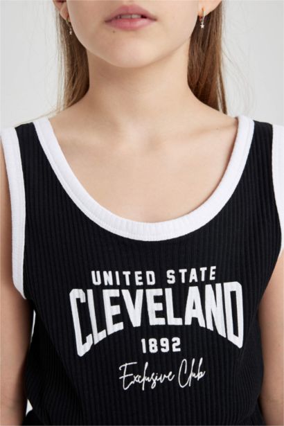 Combinaison Longue Imprimé Sans Manches pour Fille