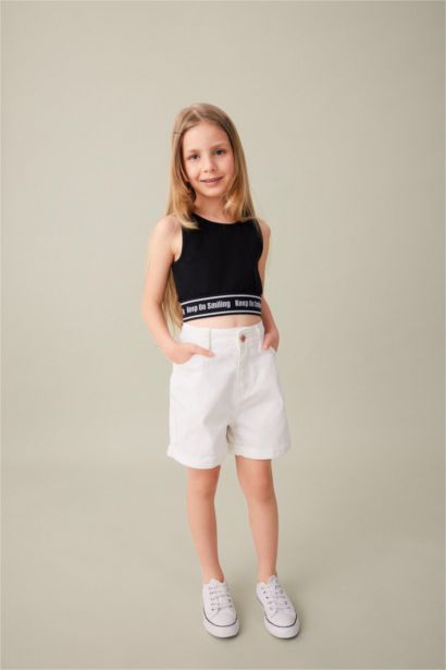 Short en jean pour Fille