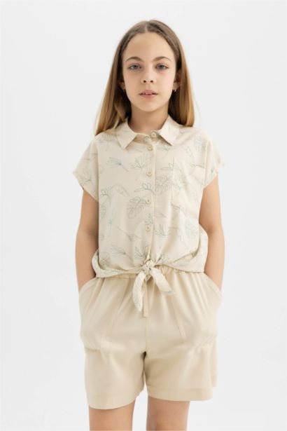 Girl Viscose Shorts