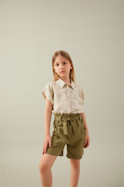 Chemise à Manches Courtes Pour Fille