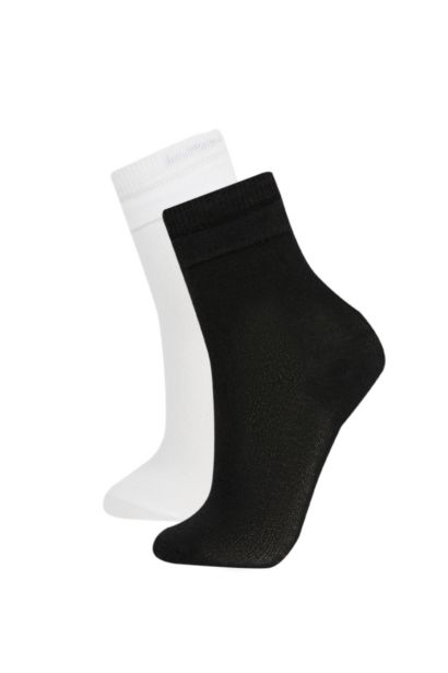 جوارب قصيرة قطن - قطعتين