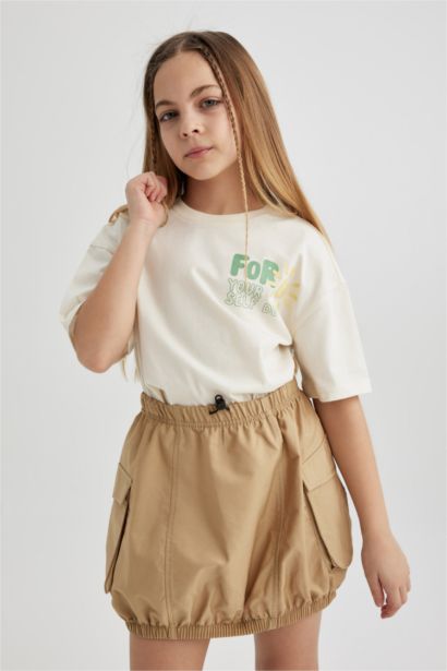 Girl Relax Fit Printed T-Shirt