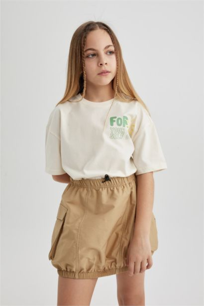 Girl Relax Fit Printed T-Shirt