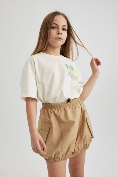 Girl Relax Fit Printed T-Shirt